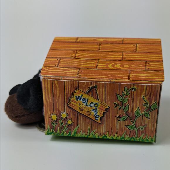 1998 Pound Puppies Plush 10/12 Mary Meyer Doghouse Puppy Dog Collectible Box - Picture 2 of 10